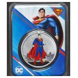 2024 Samoa 1oz .999 Silver Superman Coin Gem BU