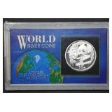 2005 Chinese 1oz Silver Panda Gem BU in Holder