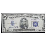1934 C $5 Silver Certificate Crisp Uncirculated