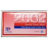 2002 Denver 10-Coin Mint Set in Envelope