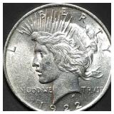 1922 Peace Silver Dollar Gem BU