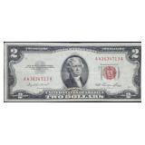 1953 $2 Red Seal Legal Tender High Grade Note