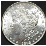 1885 Morgan Silver Dollar Gem BU