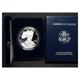 2010 W 1oz Proof Silver Eagle MIB