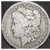 1890-O Morgan Silver Dollar