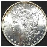 1885 Morgan Silver Dollar Gem BU MS64+