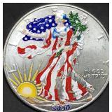 2000 1oz Colorized Silver Eagle