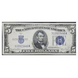 1934 D $5 Silver Certificate Crisp High Grade