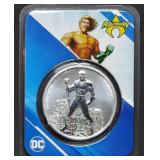 2023 Samoa 1oz .999 Silver Aquaman Coin Gem BU