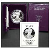 1989 S 1oz Proof Silver Eagle MIB