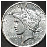 1924 Peace Silver Dollar Gem BU