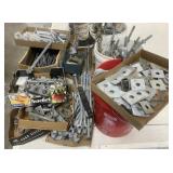Large Lot of Galvanized Hardware