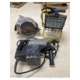 Hammer Drill, Saw and Light
