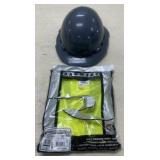 Safety Vest and Hard Hat