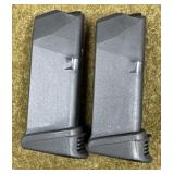 2 - Glock .40 S&W 9 rnd Magazines