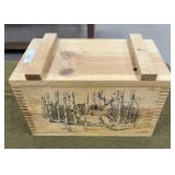 Nice Dovetailed Wood Ammo Box