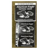 160 rnds American Eagle .223/5.56 Ammo