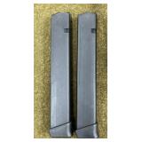 2 - Glock 9mm 33 rnd Magazines