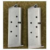 2 - Colt .380 Auto 6 rnd Magazines