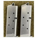 2 - Colt .380 Auto 6 rnd Magazines
