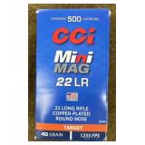 500 rnds CCI Mini Mag .22LR Ammo