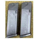 2 - Glock .45 Cal 13 rnd Magazines