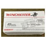 100 rnds Winchester .45 Auto Ammo