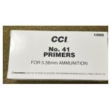 1000 CCI No.41 Small Rifle Primers