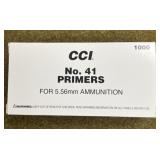 1000 CCI No.41 Small Rifle Primers
