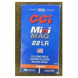 500 rnds CCI Mini Mag .22LR Ammo