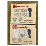 40 rnds Hornady .45 Auto Defense Ammo