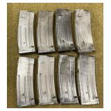 8 - AR-15 Plastic 30 rnd Magazines