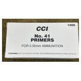 1000 CCI No.41 Small Rifle Primers