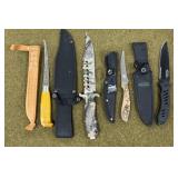4 - Knives w/ Sheaths