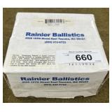1000ct Rainier 9mm 124 gr RN Bullets