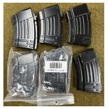 6 - Steel AK-47 10 rnd Magazines