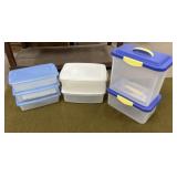 7 - Small Storage Containers w/ Lids