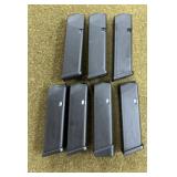 7 - Glock 9mm 17 rnd Magazines