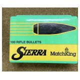100ct Sierra .30 Cal 175 gr HP Bullets