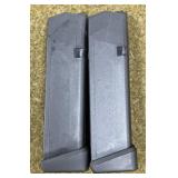 2 - Glock .40 Cal 15 rnd Magazines