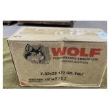 1000 rnds Wolf 7.62x39 Steel Case Ammo