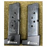 2 - Ruger .380 Auto 6 rnd Magazines