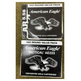 200 rnds American Eagle .223/5.56 Ammo