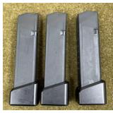 3 - Glock 9mm 17 rnd Magazines