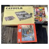 Puzzles and Backgammon Game