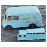 Tootsie Toy Panel Van and Bus