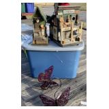 Decorative Birdhouses & Butterflies