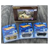 Hot Wheels and Bachmann Shoe House