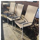 3 - Stackable Deck/Patio Chairs