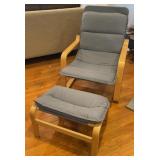 Designer Chair and Footstool